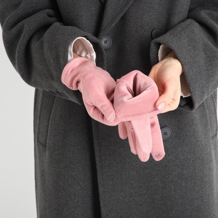 Gloves are female, dimensionless, without insulation, pink color-5