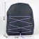 School textile school with lacing, gray color
