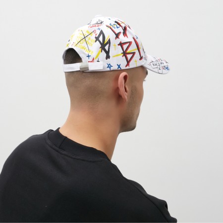 Minaku cap "Art" color white, rr 58-3
