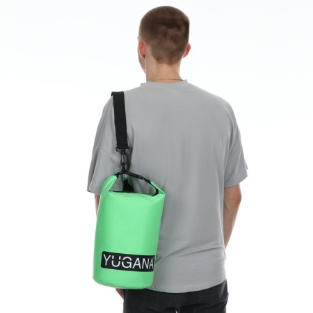 Yugana a herringle, PVC, waterproof 5 liters, one belt, green-12