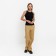 T -shirt female, black color, size l (46)