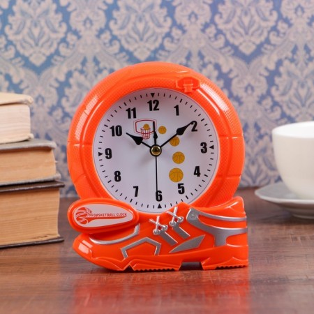 Clock - HELP BAST BASTBOL, discrete move, di -8 cm dial, 14 x 12 cm, aa-5