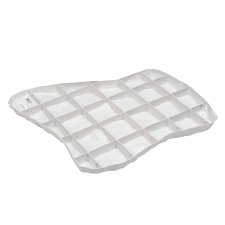 Modular coating, 55 × 42 cm, plastic, light marble, “stone No. 1”, 1 pc.-2