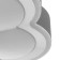 Lamp with PDU 70538/1 LED 110W Dimmer 3000-6000K Gray 52x52x9 cm Bayerlux