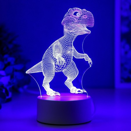 Tyrannosaurus lamp Led RGB from the RISALUX network-3