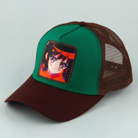 Women's cap with a grid "Anime", rr 56-1