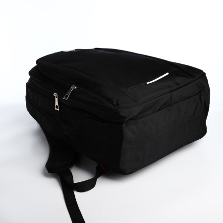 Youth backpack on lightning, 4 outer pockets, black/gray color-4