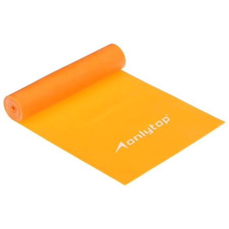 Эспандер ленточный для фитнеса ONLYTOP, 150х15х0,04 см, 10 кг, цвета МИКС-16