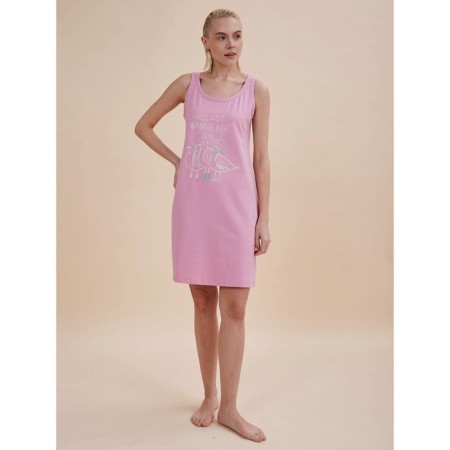 Female dress, size XL, pink color-5