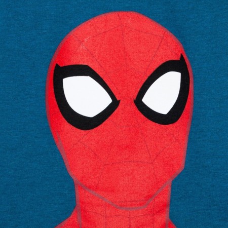 T-shirt with long sleeve "Spider-Man", Marvel, height 122-128, blue-6