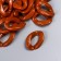 Decor for creativity plastic "Ring for the chain" boiled condensed milk set 25 pcs 2.3x1.65 cm