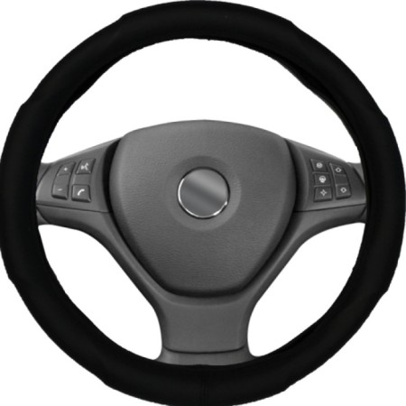 Autostandart Luxury steering wheel, size m, black
