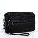 Male bag over the shoulder, artificial leather, black color