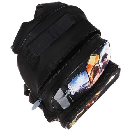 School backpack, 37 x 26 x 13 cm, ergonomic back, calligrata orth "anime game"-14