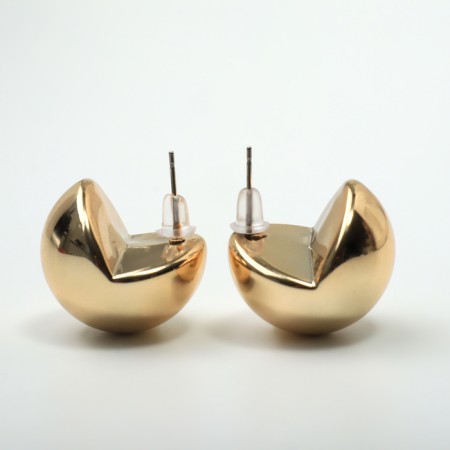 Earrings plastic "Sphere" True, the color is gold-3