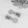 Automatic castle for lightning "Tractor", No. 8, decorative, 10 pcs, Nickel color