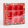 Box for 9 sweets with cells "Bright New Year" 14.5 x 14.5 x 3.5 cm, New Year
