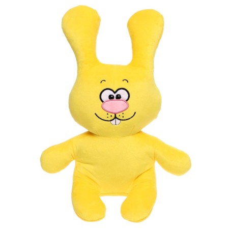 Soft toy "Rabbit Lucky", yellow color, 20 cm