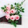 Artificial flowers "Septima Rose" 5x65 cm, pink