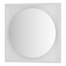 Зеркало в багетной раме с LED-подсветкой 12 Вт, 60x60 см, без выключателя, нейтральный белый свет, б
