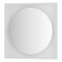 Mirror in a baguette frame with LED backlighting 12 W, 60x60 cm, without a switch, neutral white light, b