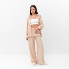 Women's suit (shirt and trousers) Mist Summer Time, R.46, beige