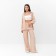 Women's suit (shirt and trousers) Mist Summer Time, R.46, beige