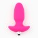 Anal vibrovalla Oka-Chopka, with vibropuli, 7.5 x 3.5 cm, software, silicone, pink