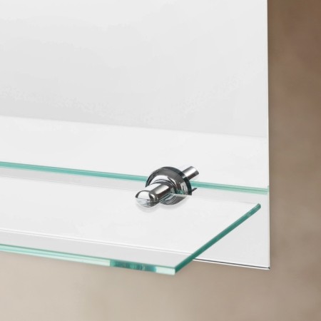 Mirror, wall -mounted, with sandblasting graphics, with a shelf of 55x40 cm-1