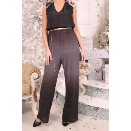 Female suit, size 46, beige color-3
