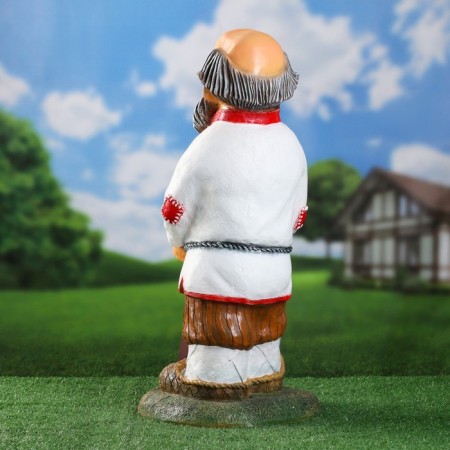 Garden figure "Grandfather with a shovel" 61x28x26cm-2