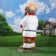 Garden figure "Grandfather with a shovel" 61x28x26cm