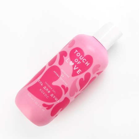 Shower gel Just Love, 300 ml, coconut aroma, pure happiness-4