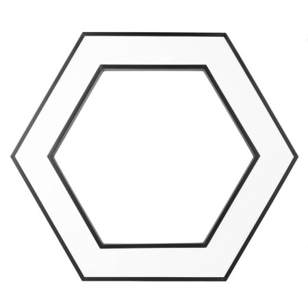 LED LED GEOMETRIA HEXAGON 45W 4000K 2500LM IP40 60x60x8 Black-4