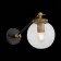 Sconces st. SL234.411.01. Varieta. 1x40 W, E27, 14x21 cm, black color, gold