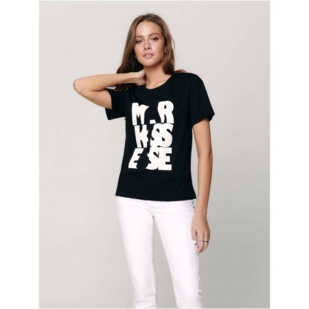 Female T -shirt, size XS, black color