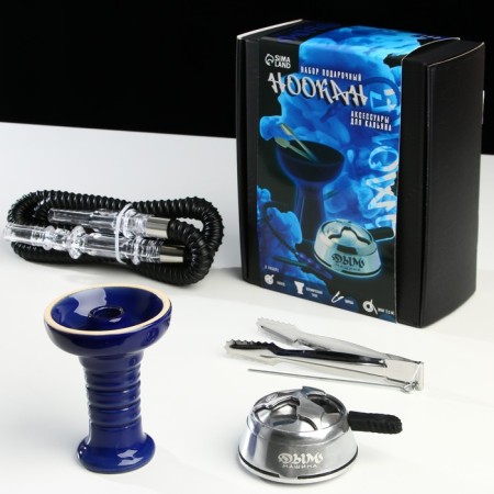 Gift set of accessories for hookah No. 1 "Smoke-Mashina"-1