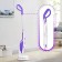 Steam mop KitFort KT-1050, 1500 W, 350 ml, cord 4.9 m, white-violet