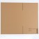 The box is folding, brown, 70 x 50 x 50 cm