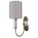 Bra Gerhort G11098/1wab+Cl GR, 1x40W, E14, 33x12x20 cm, bronze color