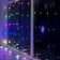 Garland "Curtain" 1.6 × 1.6 m dew, IP20, silver thread, 160 LED, glow of multi, 8 modes, 220 V
