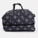 Road bag on wheels, a lightning department with an increase, an external pocket, a long belt, the color is gray