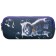Penal soft, 2 compartments, volumetric, 90 x 220 x 40 mm, Stavia "soap bubbles" black 86229