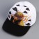 Baby cap for the boy "Anime", white color, rr 52-54 5-7 years