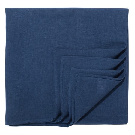 Blue -flax tablecloth in blue -colored Essential, size 150x250 cm-2