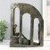 Polystone souvenir "Two on the stairs by the windows" under metal 22.7x7.7x28.7 cm
