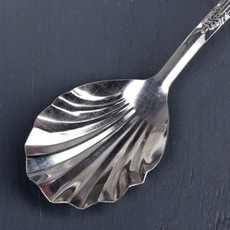 A garnet spoon of stainless steel “kingdom”, 30 ml, h = 23 cm, silver color-1