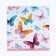 Scrapbooking paper "Bright butterflies", 30.5 x 32 cm, 180 g/m²