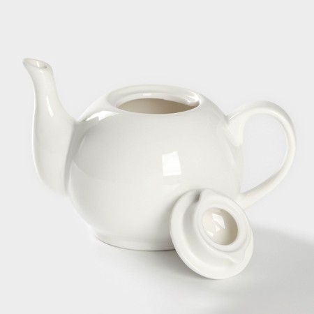 Teapot Porcelain Hot Magistro "Blanche", 500 ml, white color-2