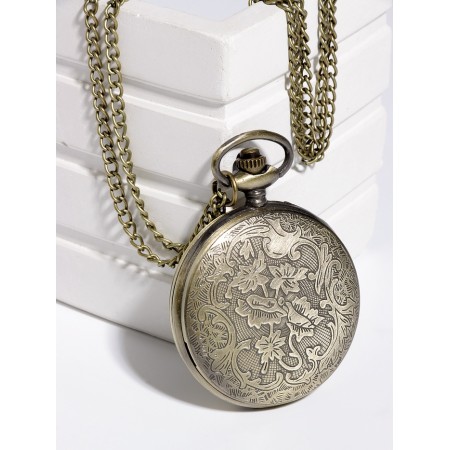 Pocket watches "Wolves", quartz, chain L-40 cm, D-4.5 cm-2